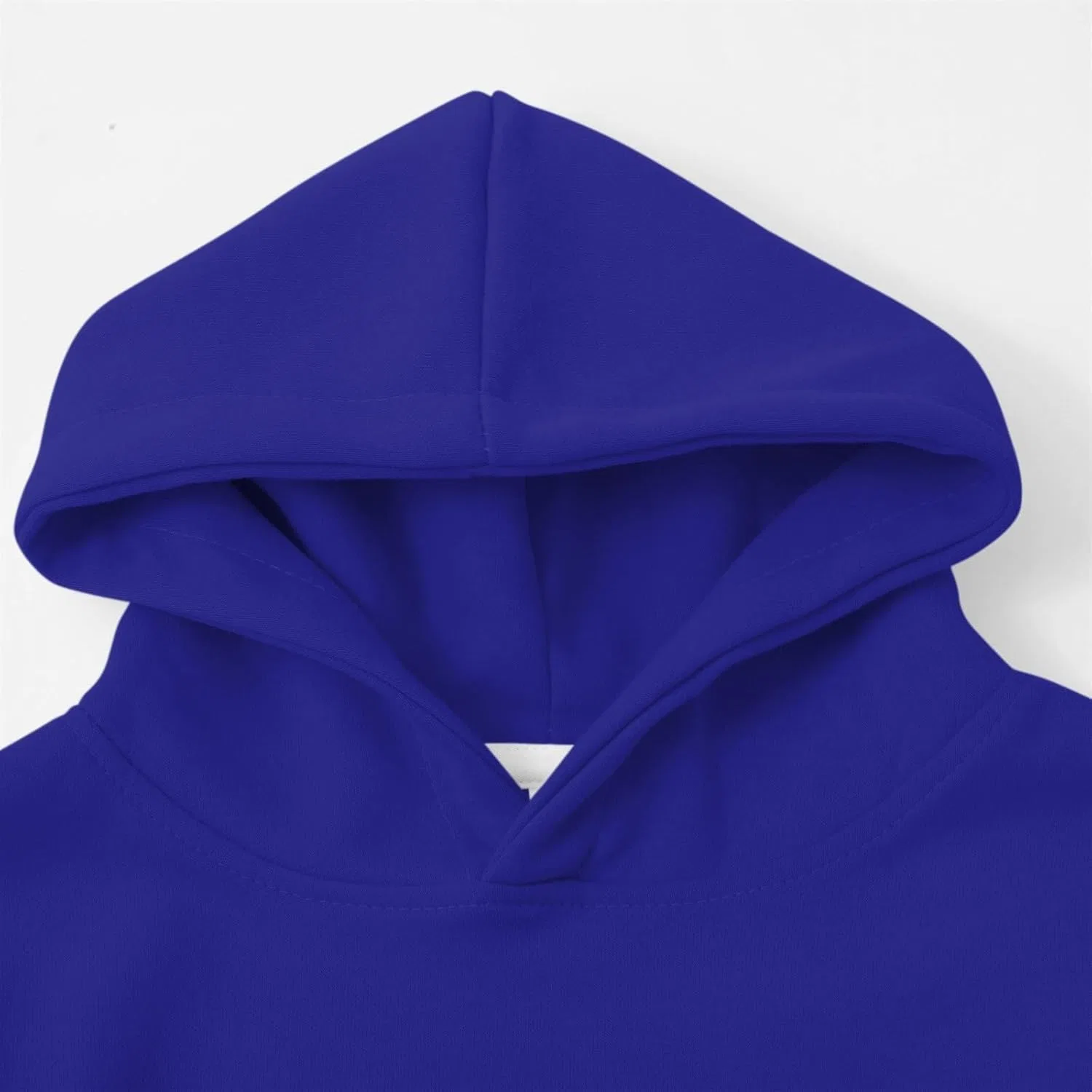 Худи оверсайз для девочек, дышащая ткань, Generic, Blue — фото 3