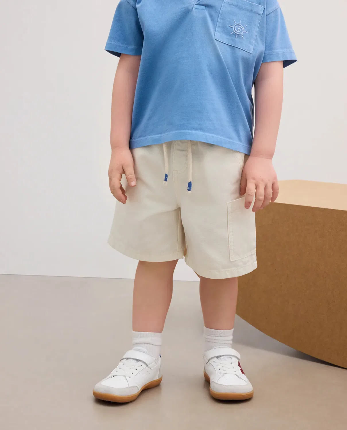 Детские шорты-бермуды для мальчиков хлопковые Kids El Corte Inglés, Beige — фото 2