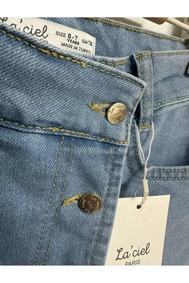 Детские шорты для девочек джинсовые Lebikidz, Denim — фото 2