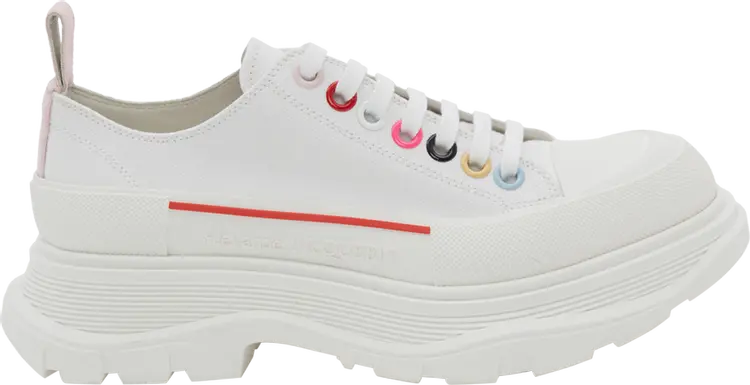 Кроссовки Alexander McQueen Wmns Tread Slick Lace Up White, белый