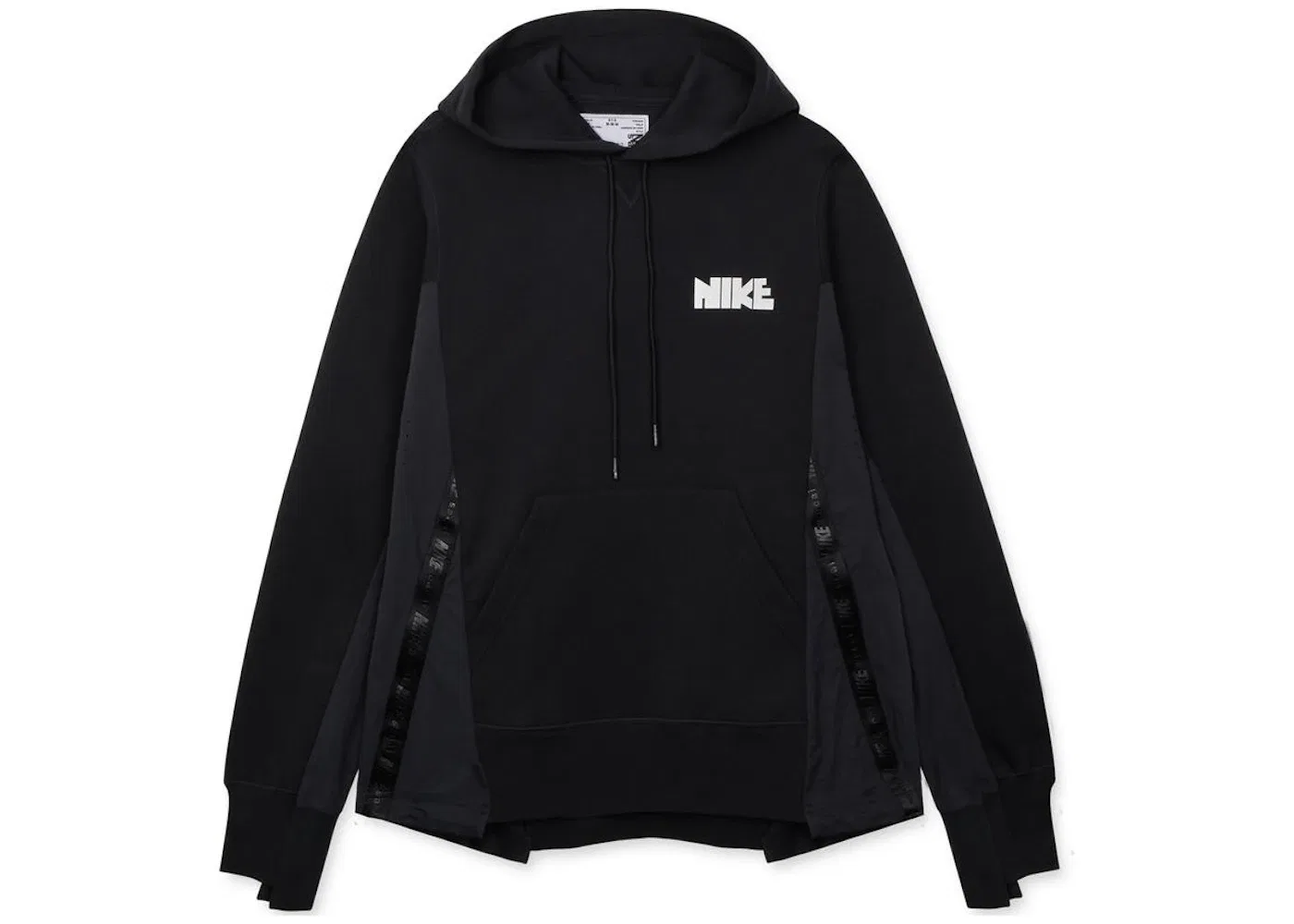 Мужская худи Nike x Sacai Hoodie, Black/Black