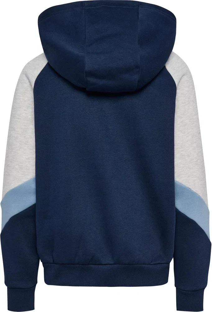 Тренировочная куртка с капюшоном на молнии Loose Blocked Zip Hoodie Hummel, синий — фото 2