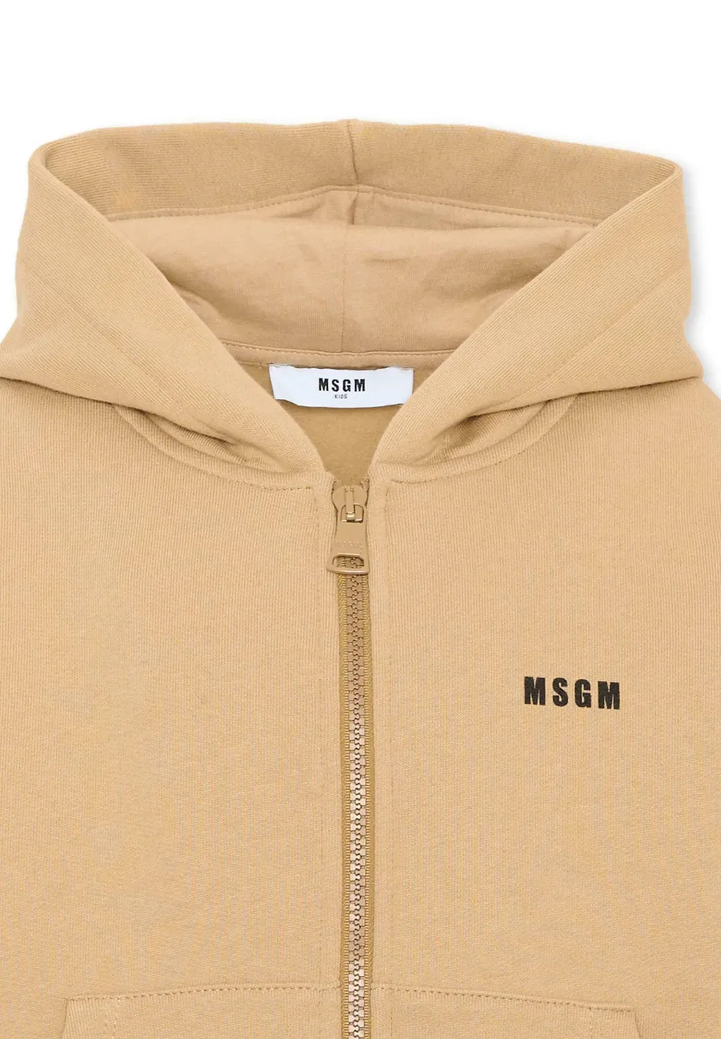 Толстовка унисекс Felpa на молнии Msgm, Beige — фото 3