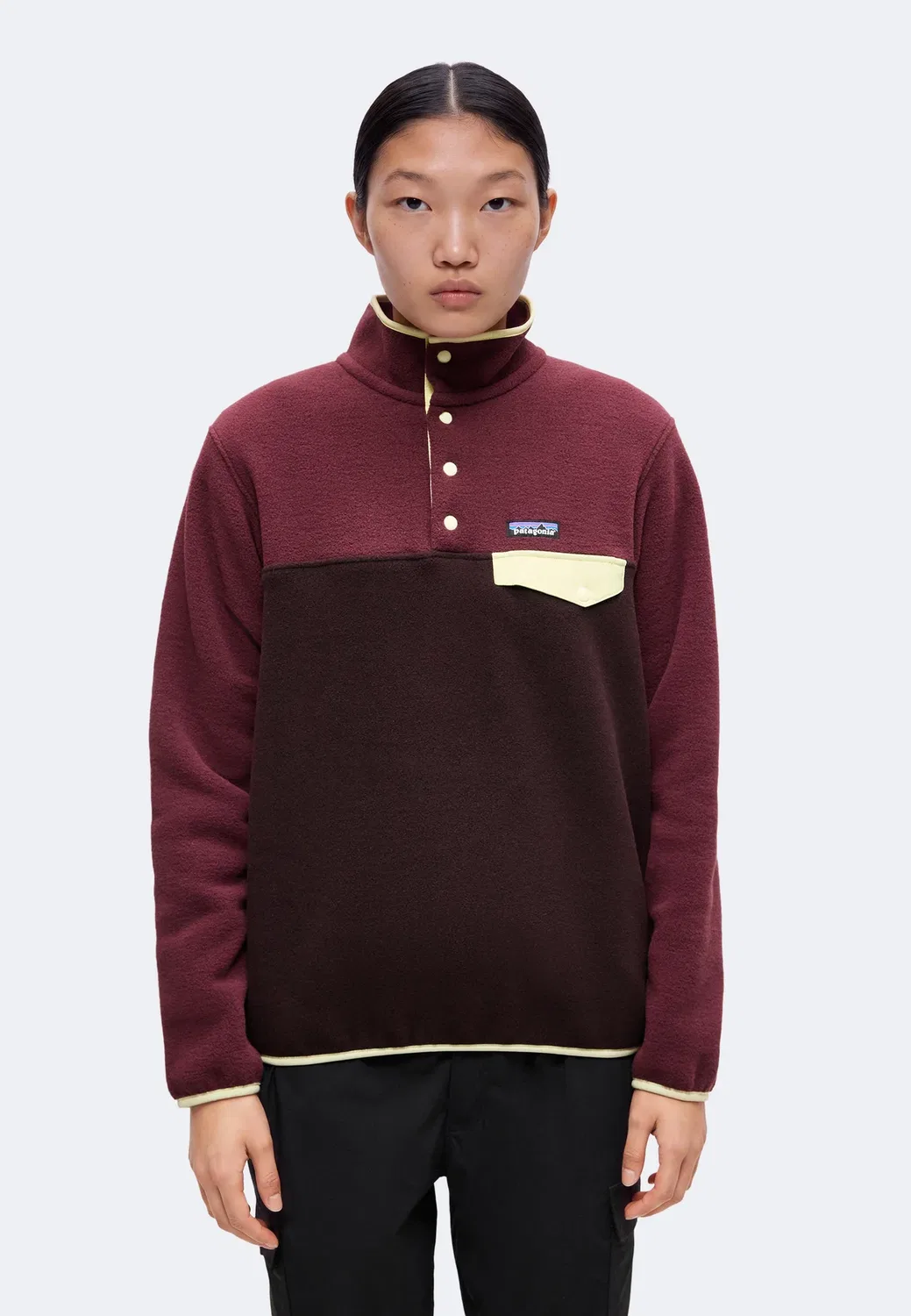Флисовый джемпер Synch snap-t Patagonia, Den Brown