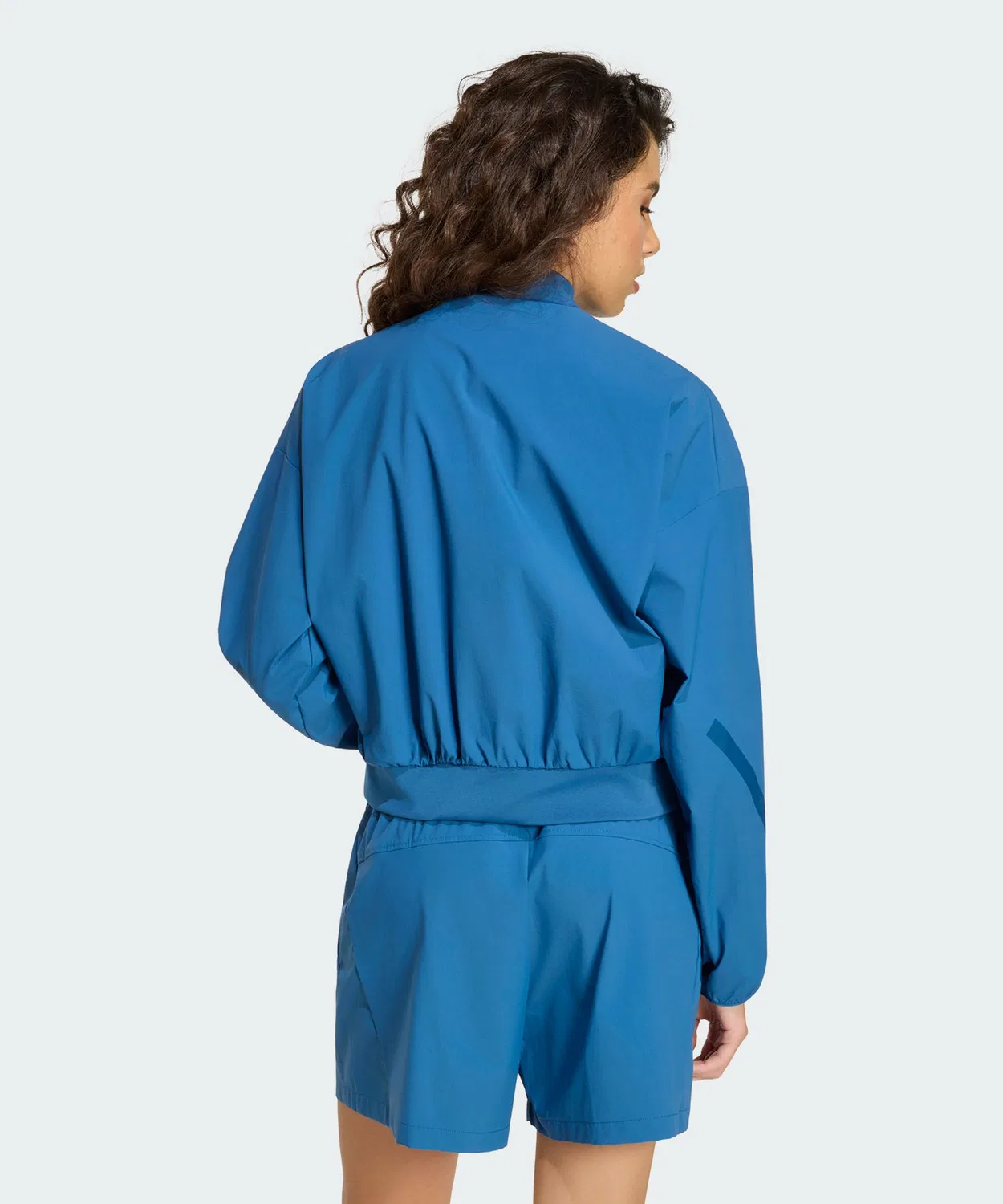 Женская куртка-бомбер свободного кроя Z.N.E. Woven Bomber Adidas, Blue — фото 2