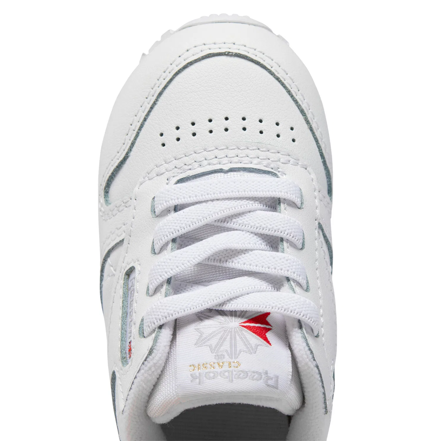 Детские кроссовки из кожи Classics Leather Reebok, Weiss — фото 3