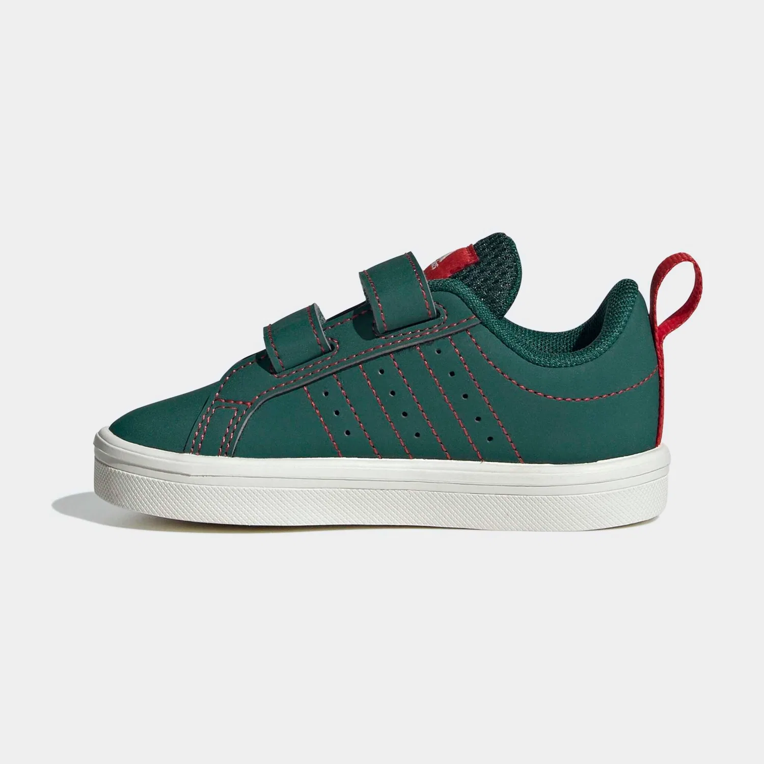 Детские кроссовки VS PACE 2.0 KIDS Adidas Sportswear, Collegiate Green/Core White/Core Black — фото 3