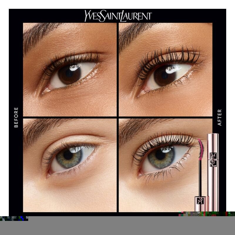 Объемная, удлиняющая и подкручивающая тушь Yves Saint Laurent Mascara Volume Effet Faux Cils The Curler, оттенок 1 Noir Insoumis / Rebellious Black 6,6 мл — фото 4