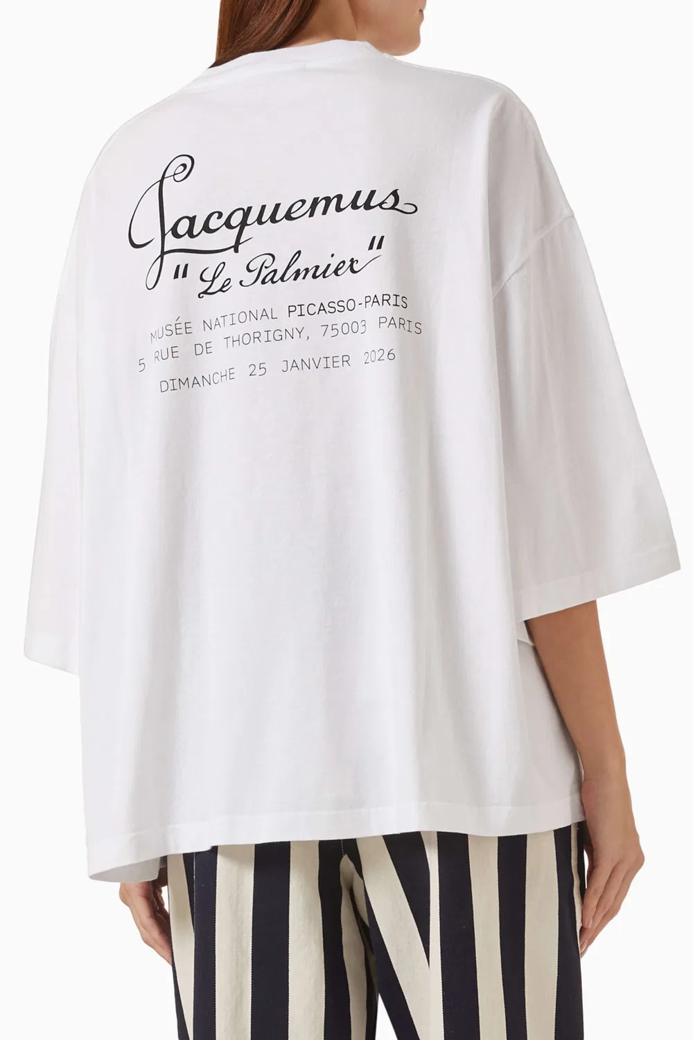 Футболка хлопковая Le Palmier Jacquemus — фото 3