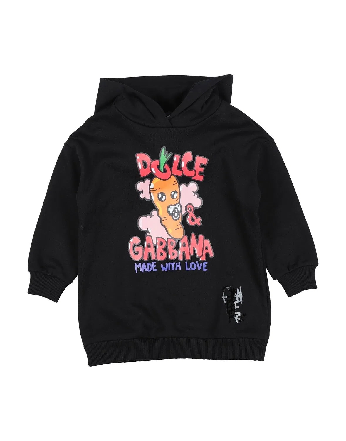Детский свитшот для мальчиков с принтом Gianpiero X Dolce&GABBANA Dolce&GABBANA, черный