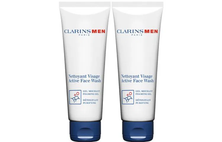 Мужской очищающий гель для лица CLARINS, 125 мл*2