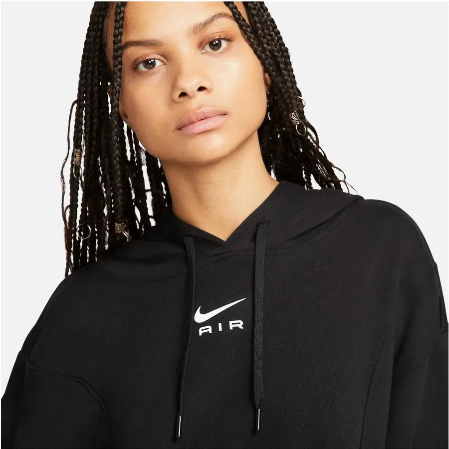 Худи Nike Sportswear Air Oversized Mod Crop Fleece, XL, Черный — фото 3