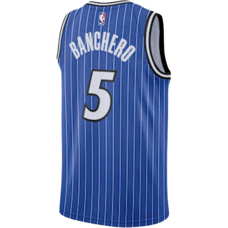 Мужская майка Nike Dri-FIT NBA Swingman Jersey с принтом, Blue — фото 3