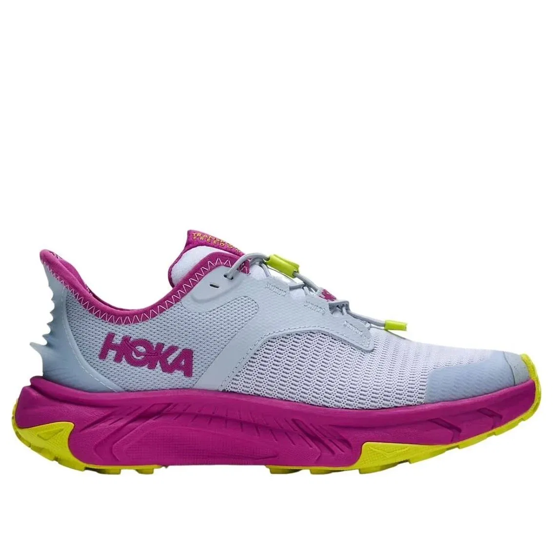 Детские кроссовки с сетчатым верхом Transport Freedom 'Mineral Blue Fuchsia' HOKA ONE ONE, Mineral Blue/Fuchsia — фото 4