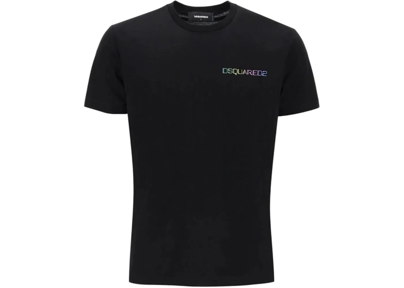 Мужская футболка с принтом Cool Fit Palm Beach Logo Dsquared2, Black