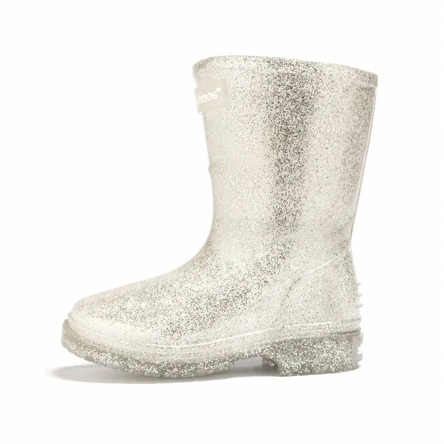 Детские дождевые сапоги для девочек с блеском Glitz Shooshoos, Silver