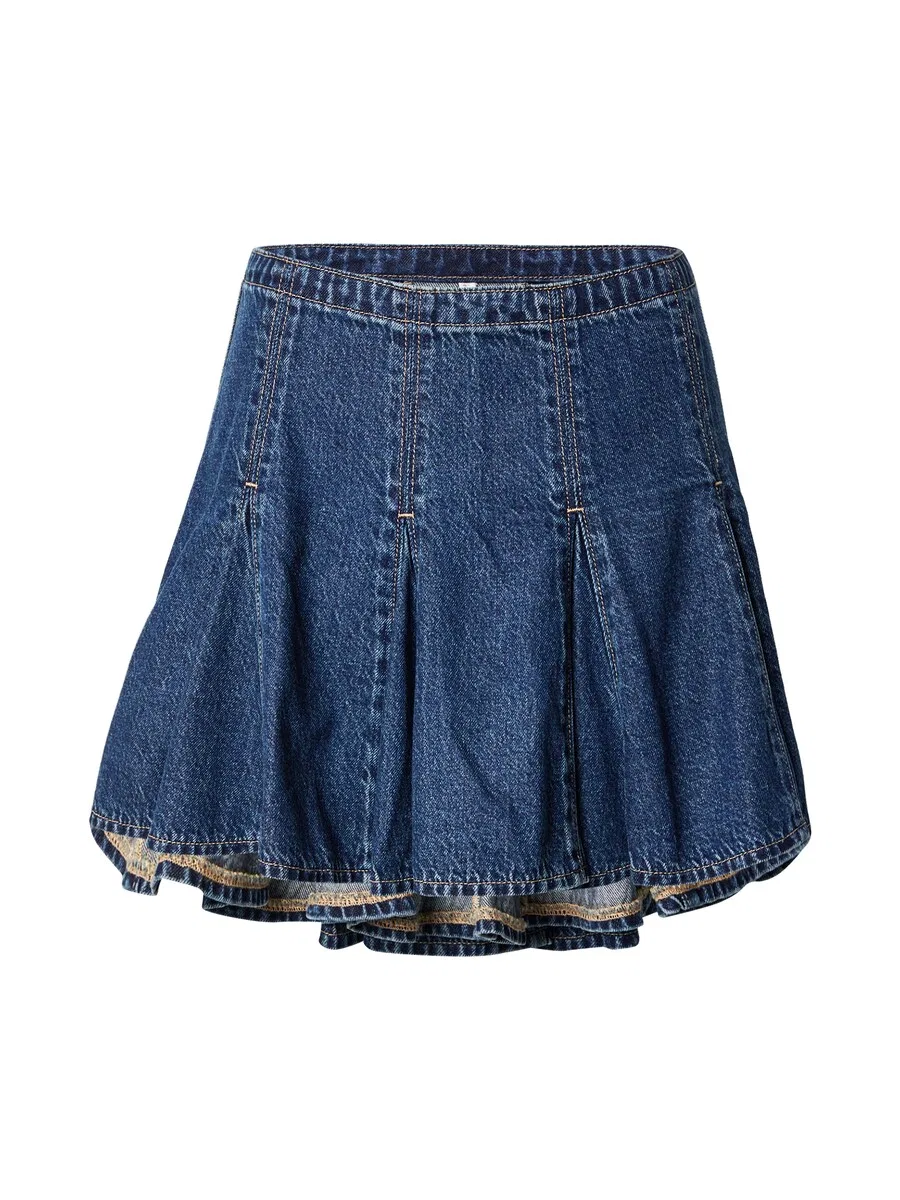 Юбка LEVI'S 'Godet' из синей джинсовой ткани