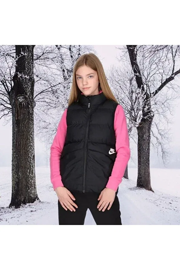 Детская безрукавка утепленная Nike, Black