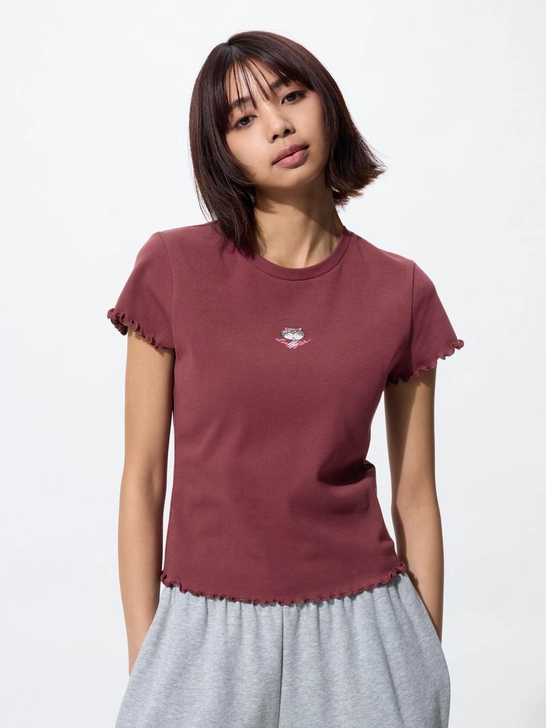 Мини-футболка Uniqlo Disney Pixar UT, 18 бордовый — фото 2