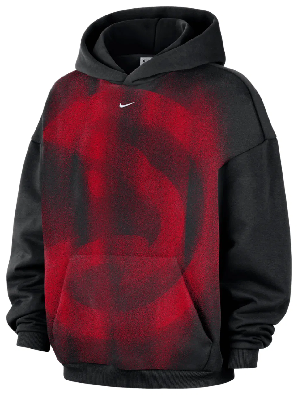 Мужская толстовка с капюшоном Therma-FIT Atlanta Hawks Basketball Icon Hoodie Nike, белый/черный