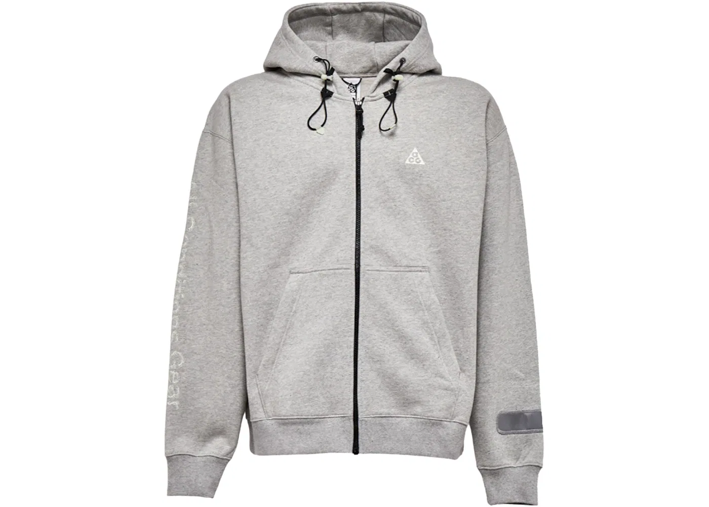 Мужская куртка с флисом Nike ACG Therma-FIT Airora Full-Zip, Grey Heather/Black/Light Smoke Grey