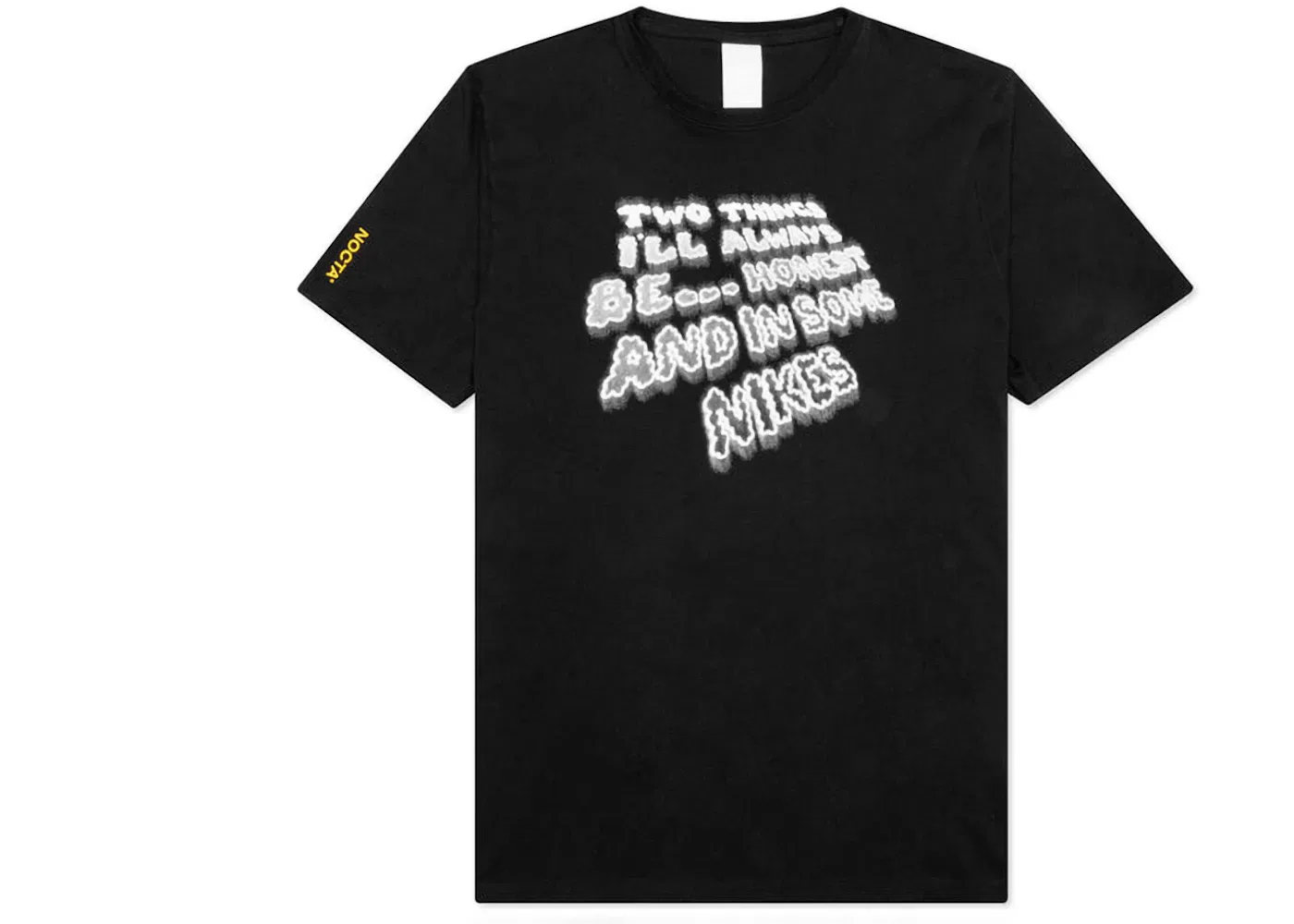 Мужская футболка с принтом Be Honest Nike, Black