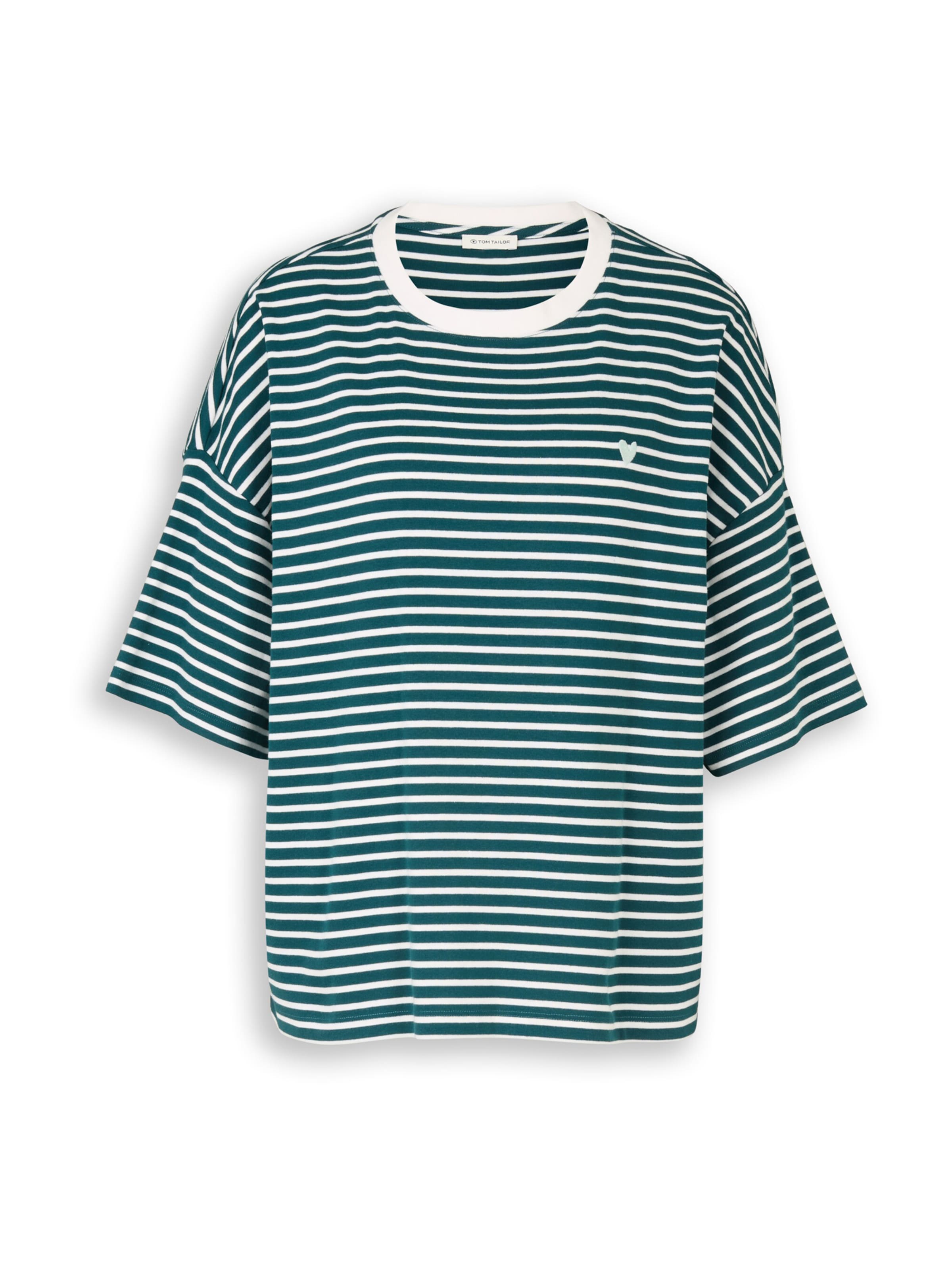 

TOM TAILOR Футболка оверсайз в цвете petrol