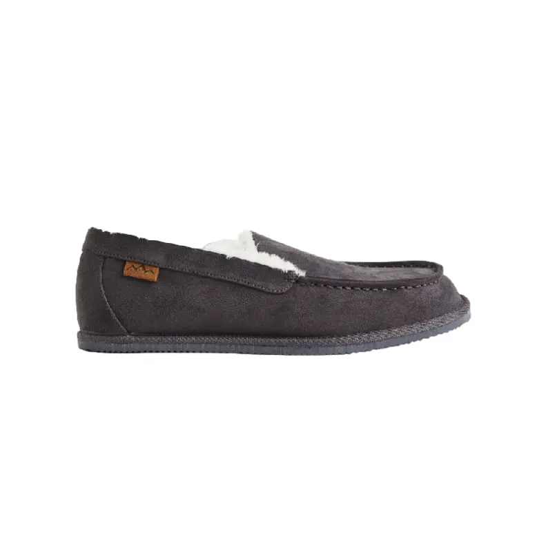 

Мокасины H&M Fleece-lined Slippers, темно-серый