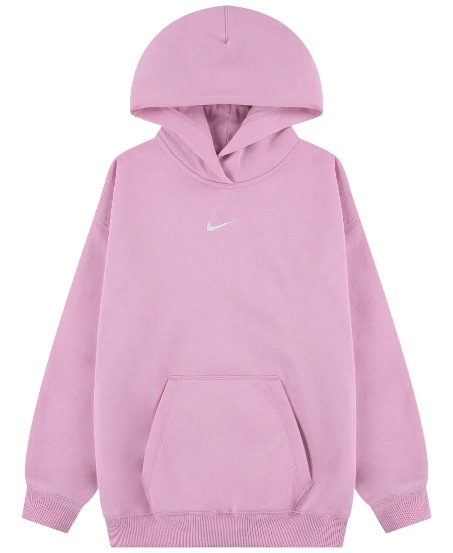 Худи оверсайз из футера Nike, Pink Rise