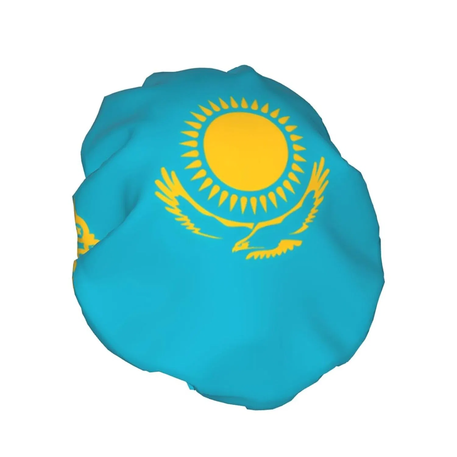 Дождевик для душа с флагом Казахстана, ZHAOUR, двойной слой, универсальный размер — фото 2
