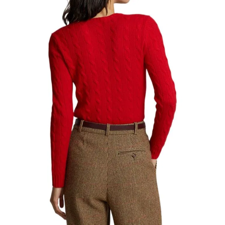 Женский свитер с длинным рукавом Julianna Polo Ralph Lauren, Red — фото 4