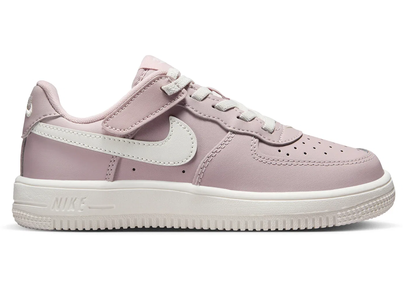Детские кроссовки с липучками Nike Force 1 Low EasyOn Nike, Particle Rose/Sail