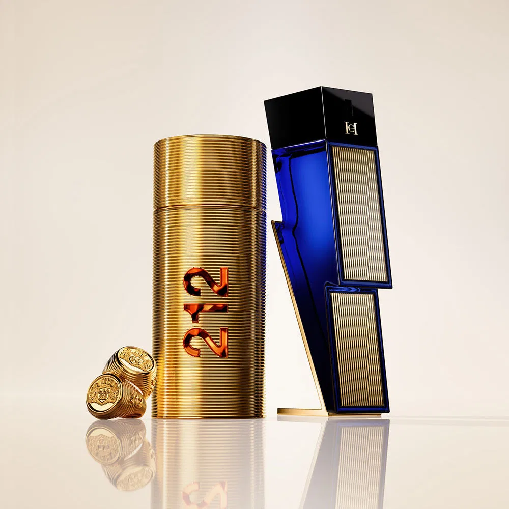 Подарочный набор мужской парфюмерии Bad Boy Cobalt Carolina Herrera, 3 предмета — фото 3
