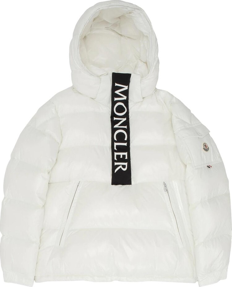

Пуховик Moncler Maury Shiny Puffer Jacket 'White', белый