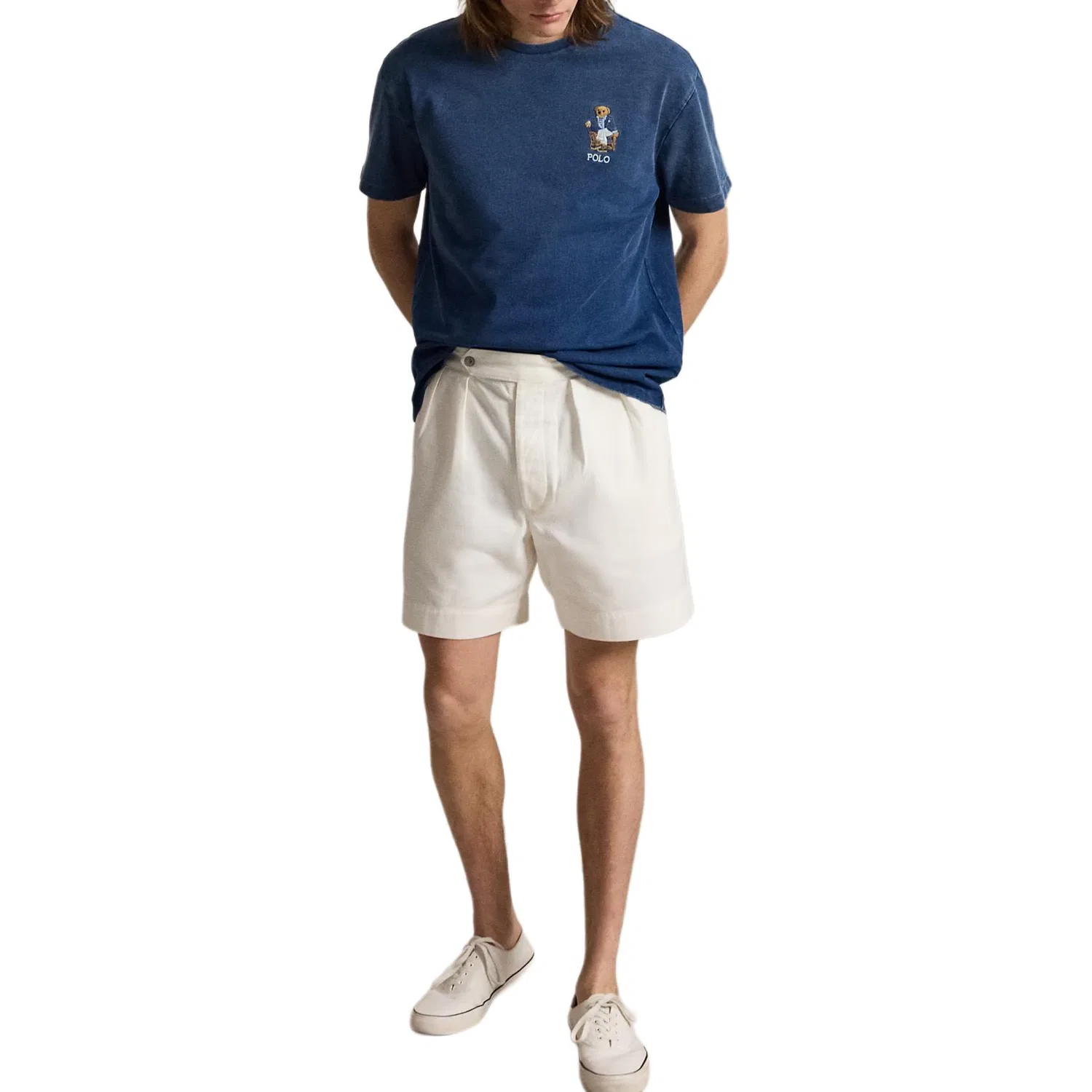 Мужская футболка с принтом Polo Bear Classic Version Polo Ralph Lauren, Indigo — фото 4