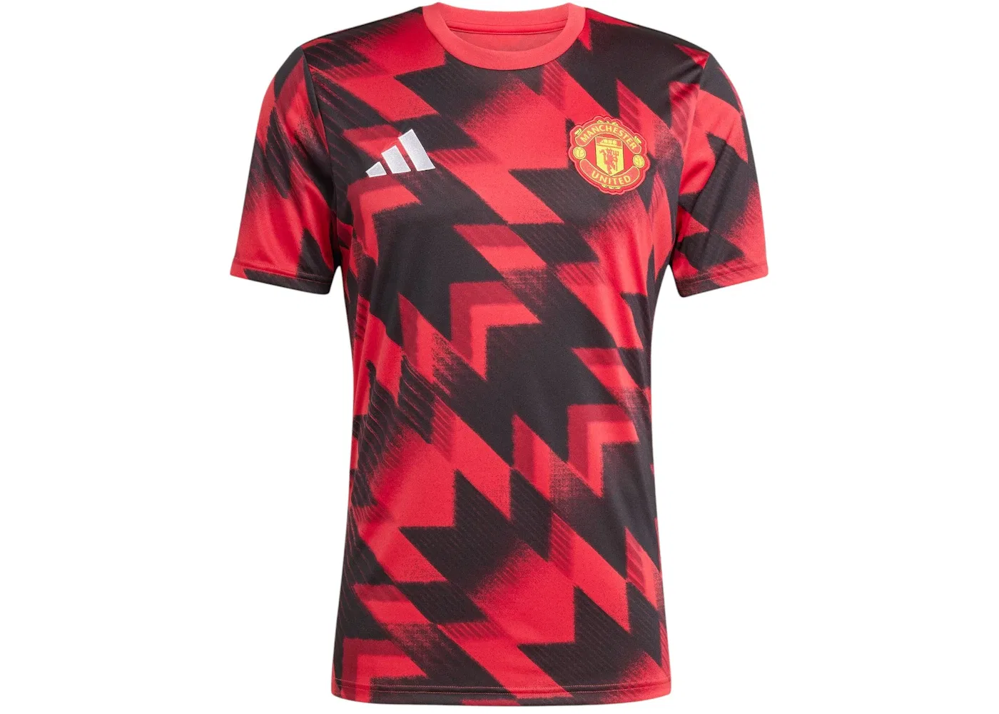 Мужская футбольная джерси с длинным рукавом Jersey Adidas, Manchester United Mufc Red