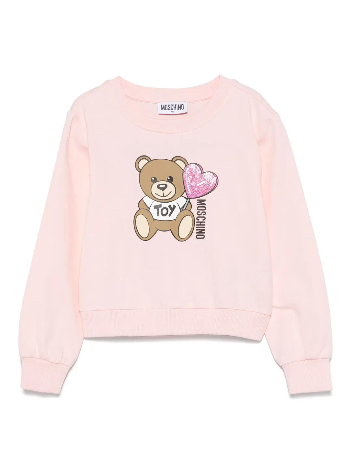 Толстовка с капюшоном для девочек Boutique Moschino, розовый