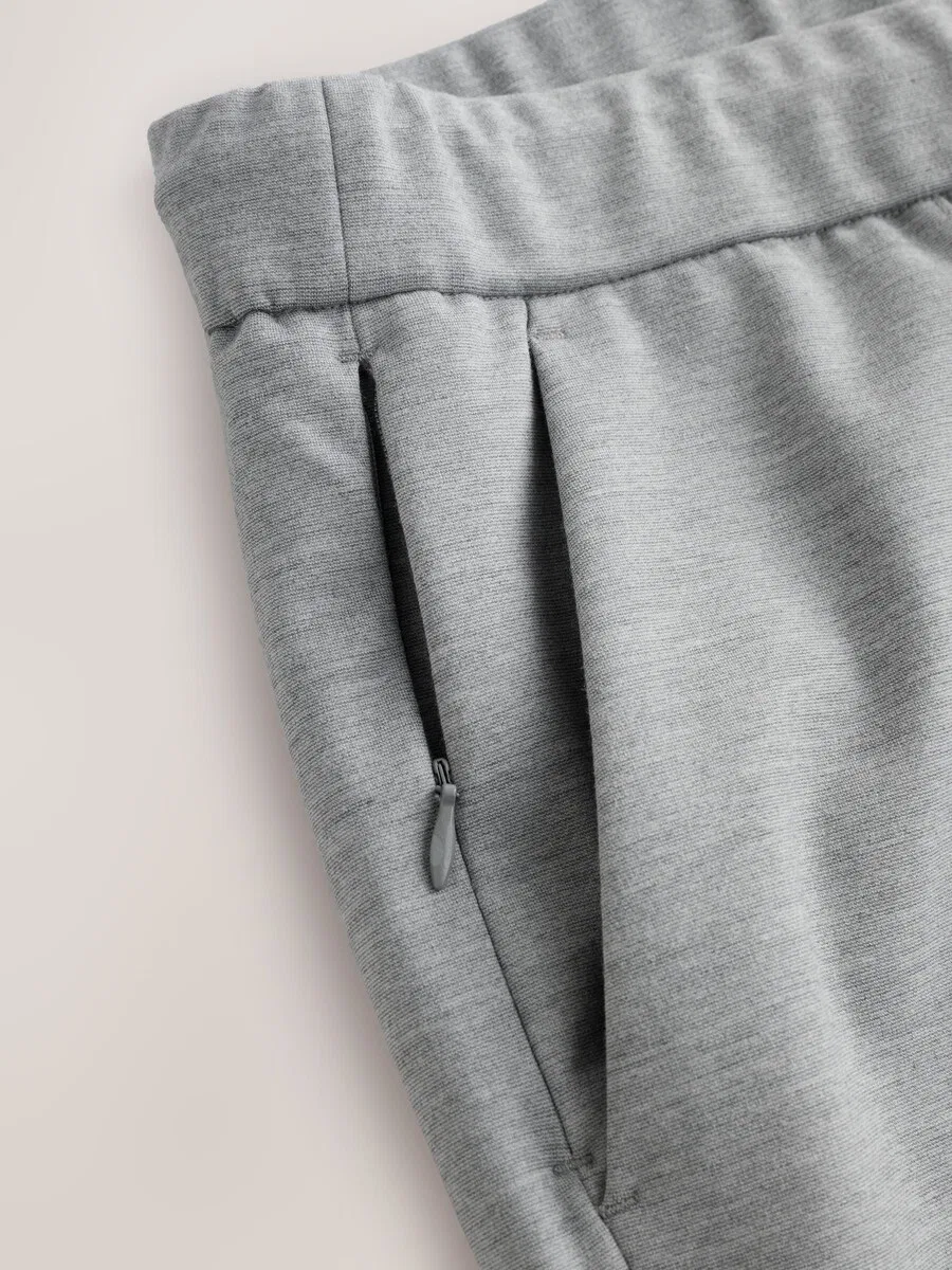 Брюки Next Slim fit 'Smart' светло-серого цвета — фото 3