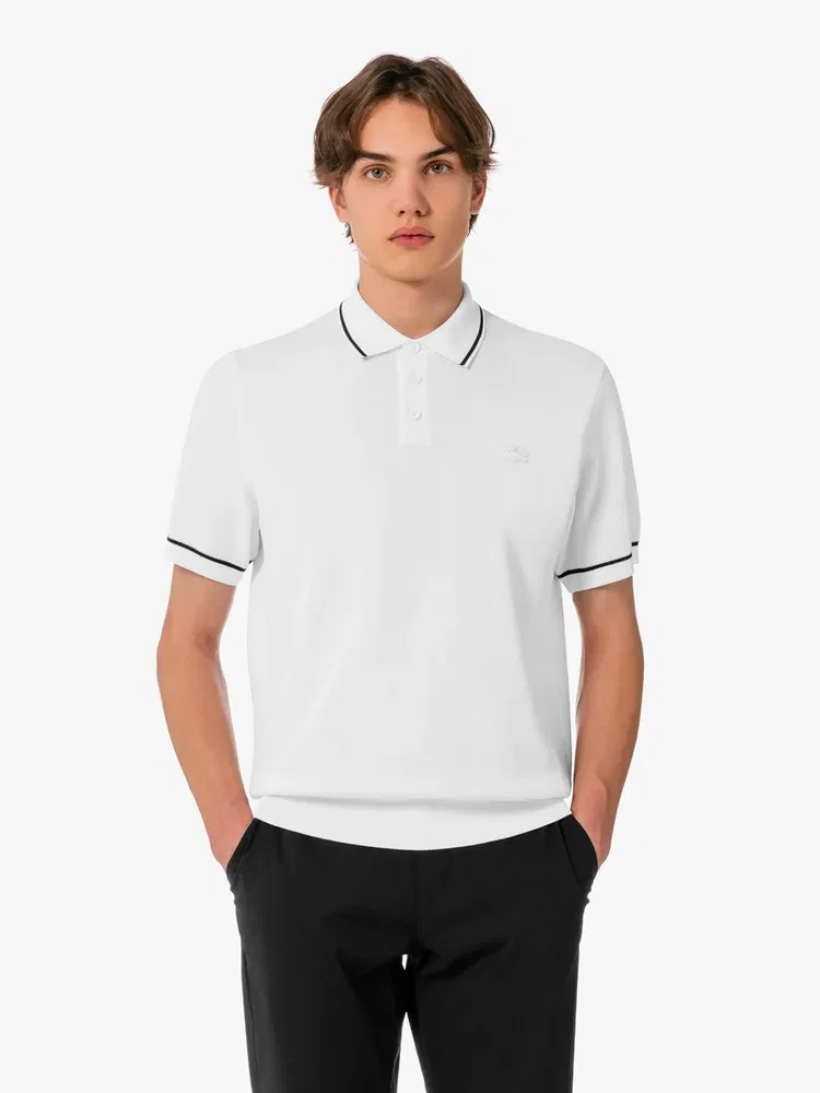 Футболка с коротким рукавом LACOSTE, White — фото 4