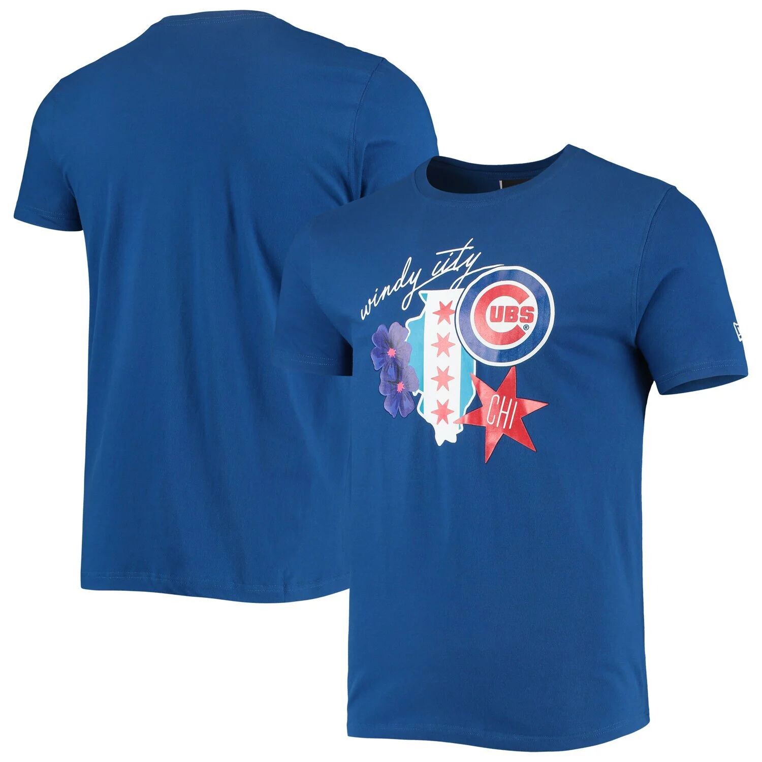 

Мужская футболка Royal Chicago Cubs City Cluster New Era