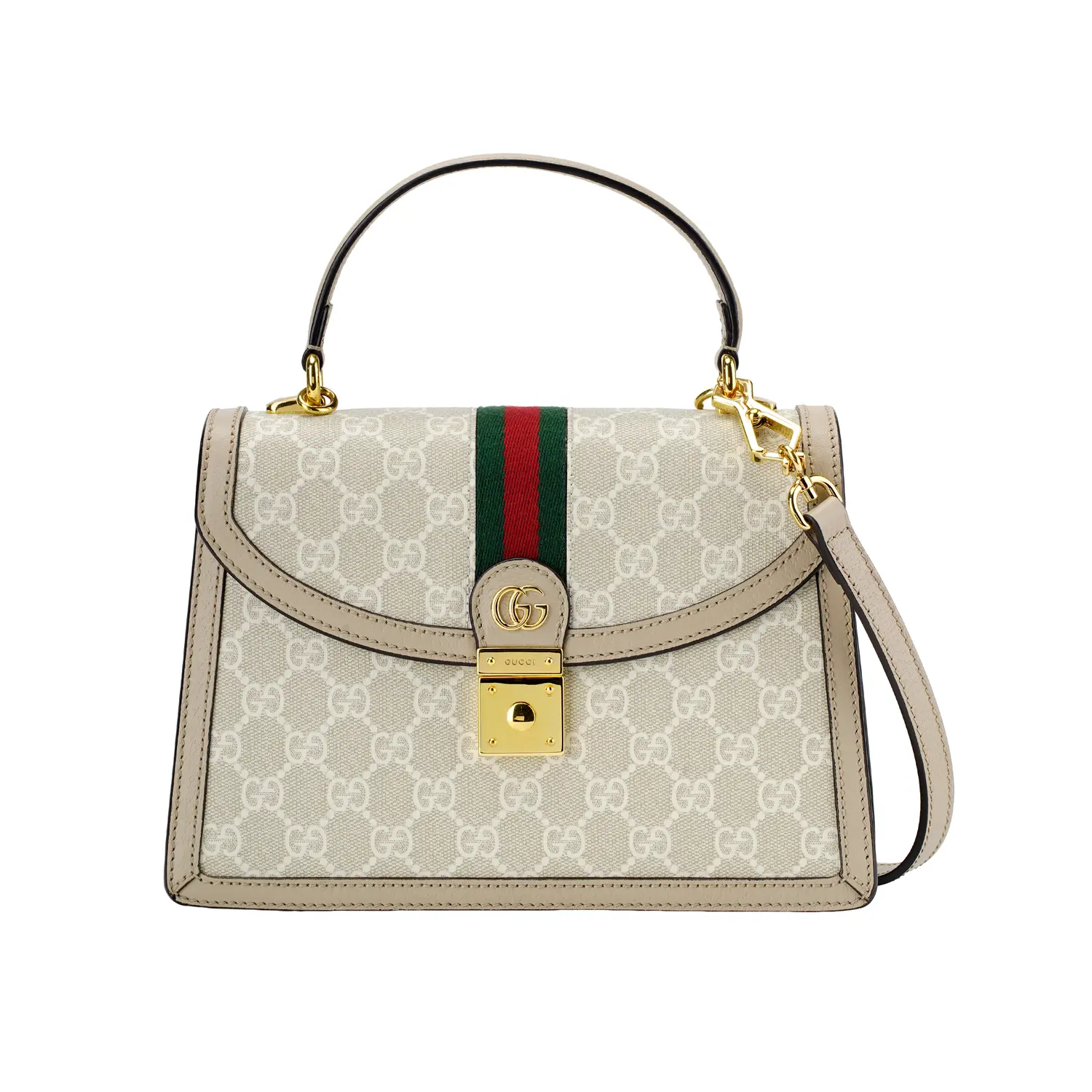 

GUCCI Сумка через плечо Ophidia из холста с кожаными вставками