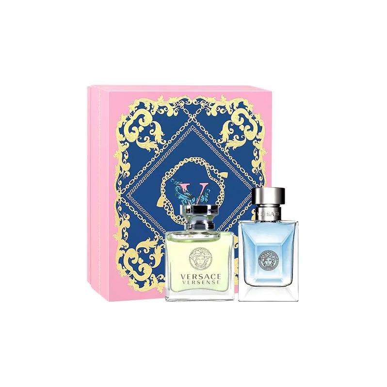 Набор мини-парфюмов VERSACE, 5 мл x 2, Heartbeat, Versace, Black