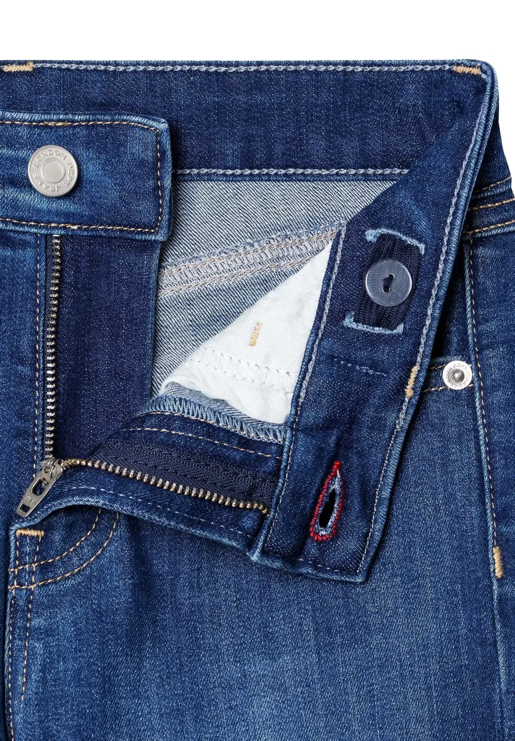 Узкие джинсы Willa винтажного синего цвета - джинсы-клеш Pepe Jeans, Denim — фото 3