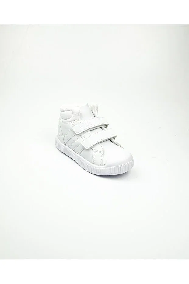 Детские ботинки для девочек с коротким каблуком Vicco, White