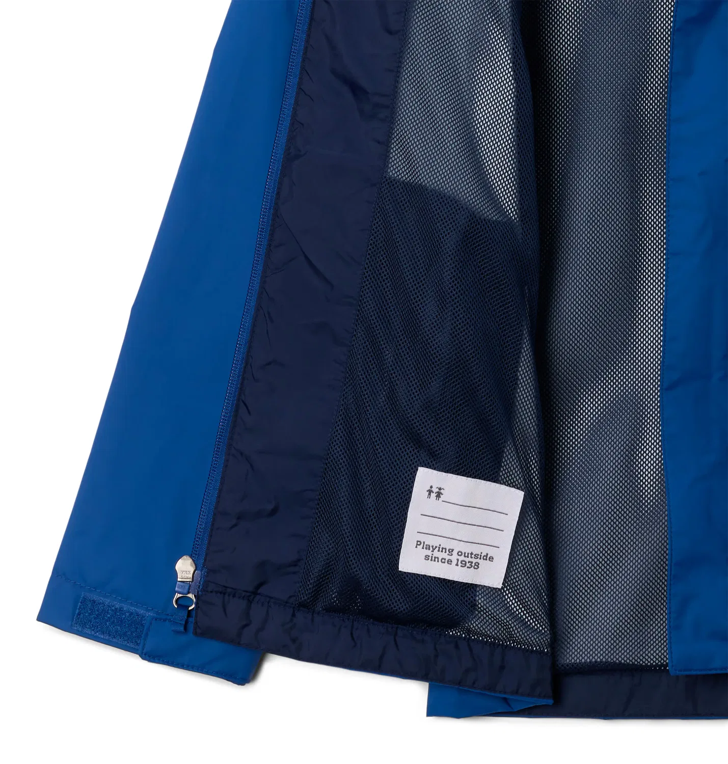Детская куртка дождевик Columbia Watertight II Coral, Azul Eléctrico — фото 3