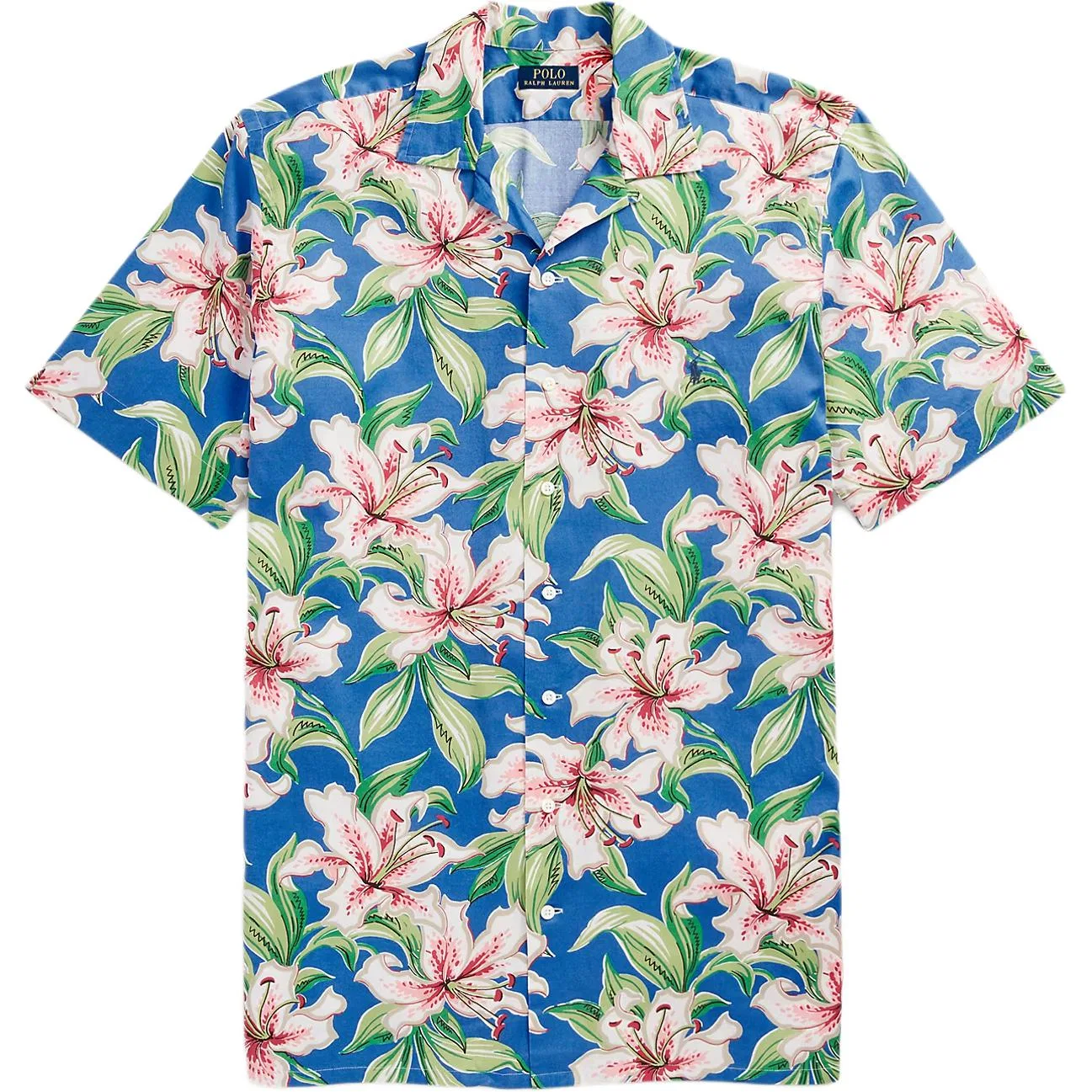 Мужская рубашка поло с коротким рукавом Polo Ralph Lauren, Blue Multicolor