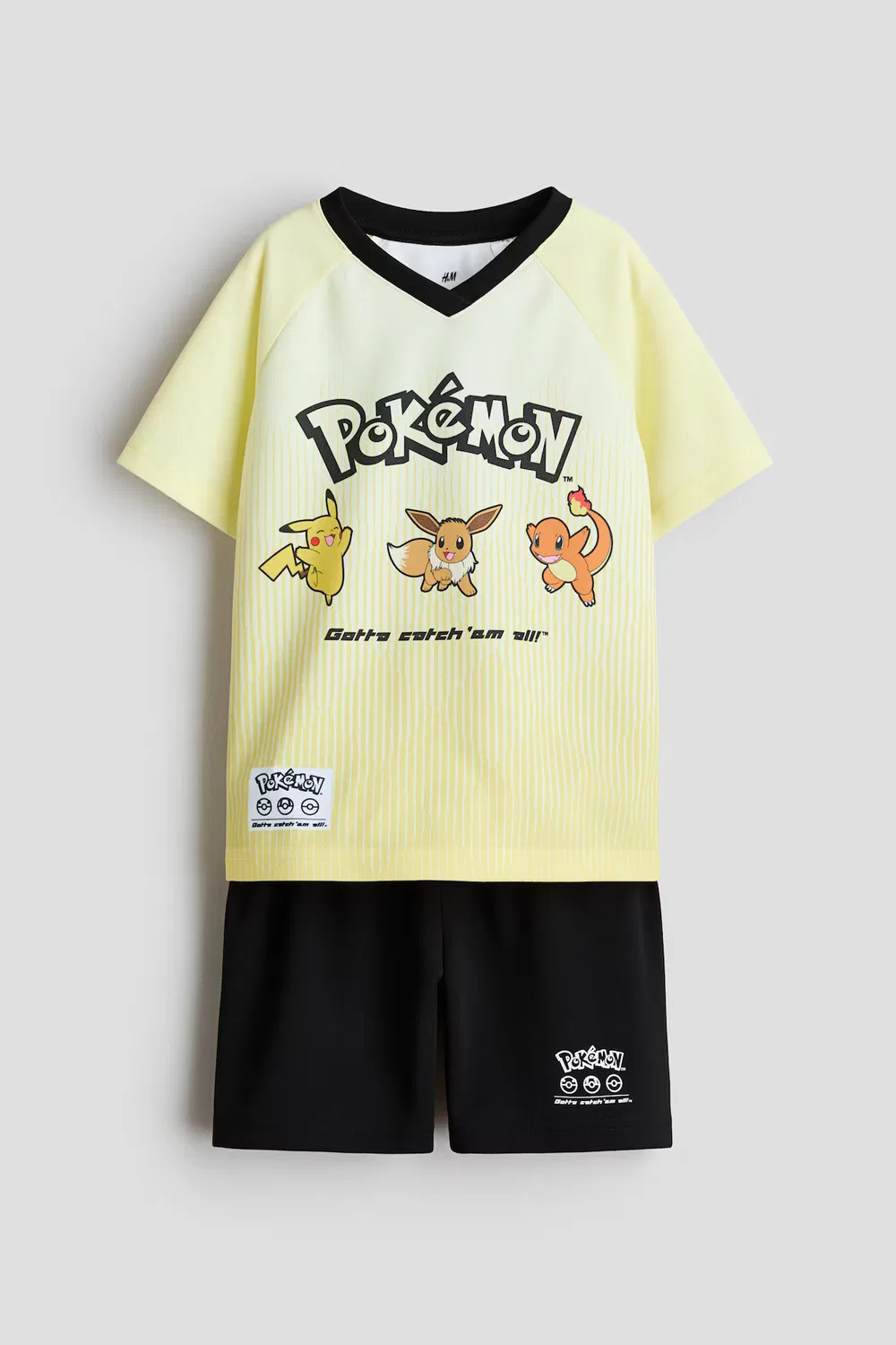Футбольный набор из 2 предметов H&M, Hellgelb/Pokémon