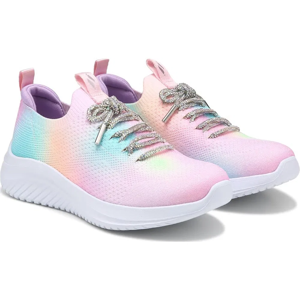Детские ультрагибкие слипоны Skechers, Multi