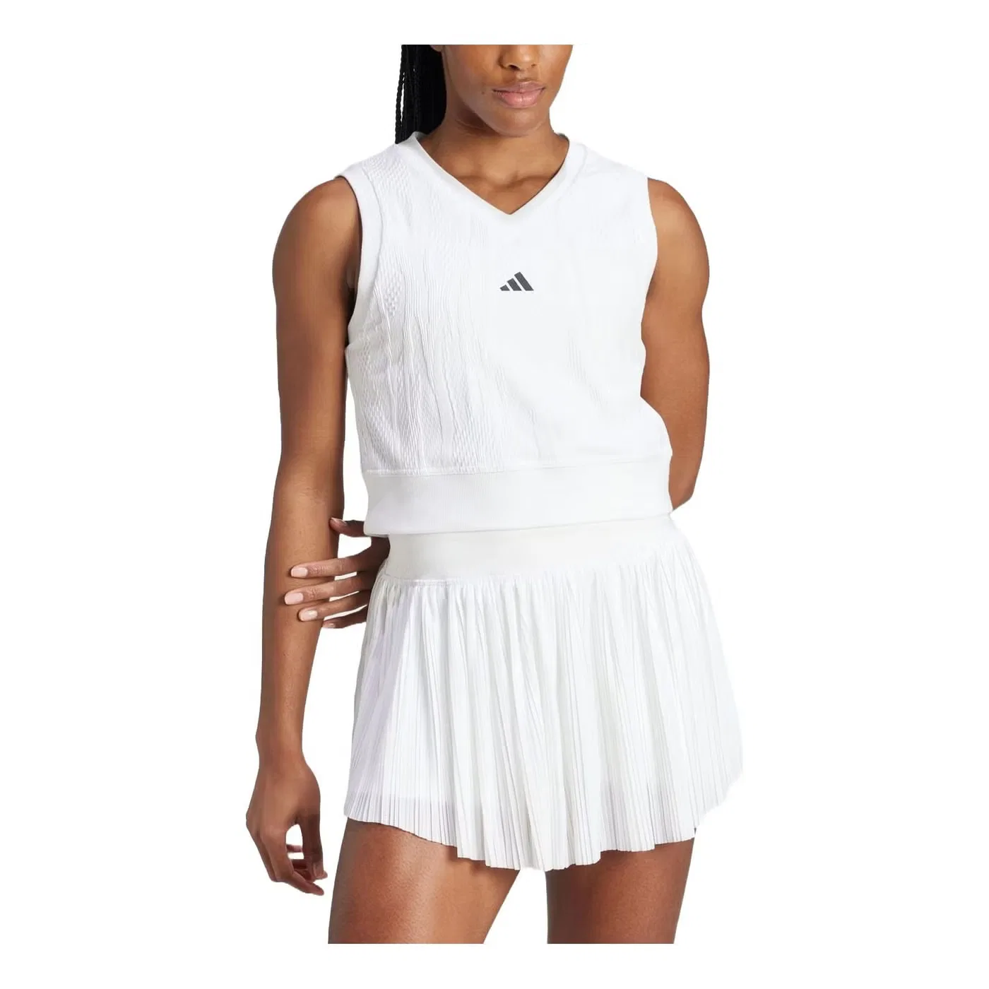 Топ Adidas Tennis Pro AEROREADY, белый