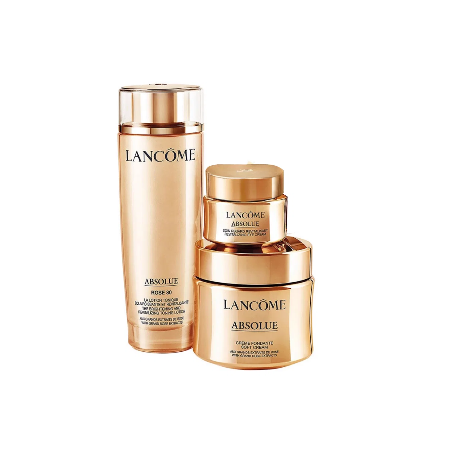 Женский набор для ухода за кожей Pure Eye Cream, Face Cream и Essence Serum Water, LANCOME, 20мл+60мл+150мл